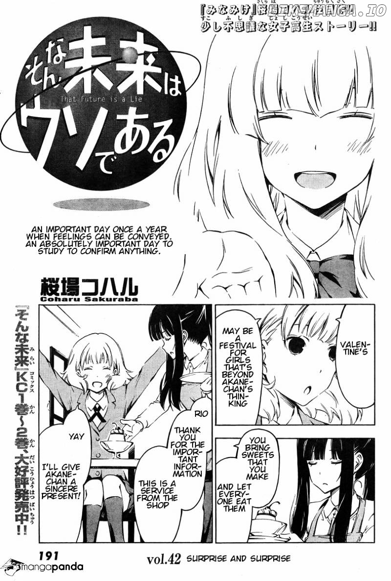 Sonna Mirai Wa Uso De Aru chapter 42 - page 1