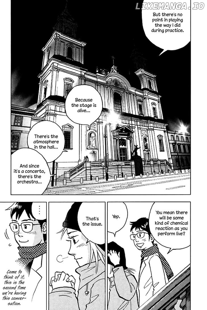 Piano no Mori Chapter 200 - page 14