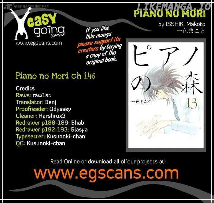 Piano no Mori Chapter 146 - page 1