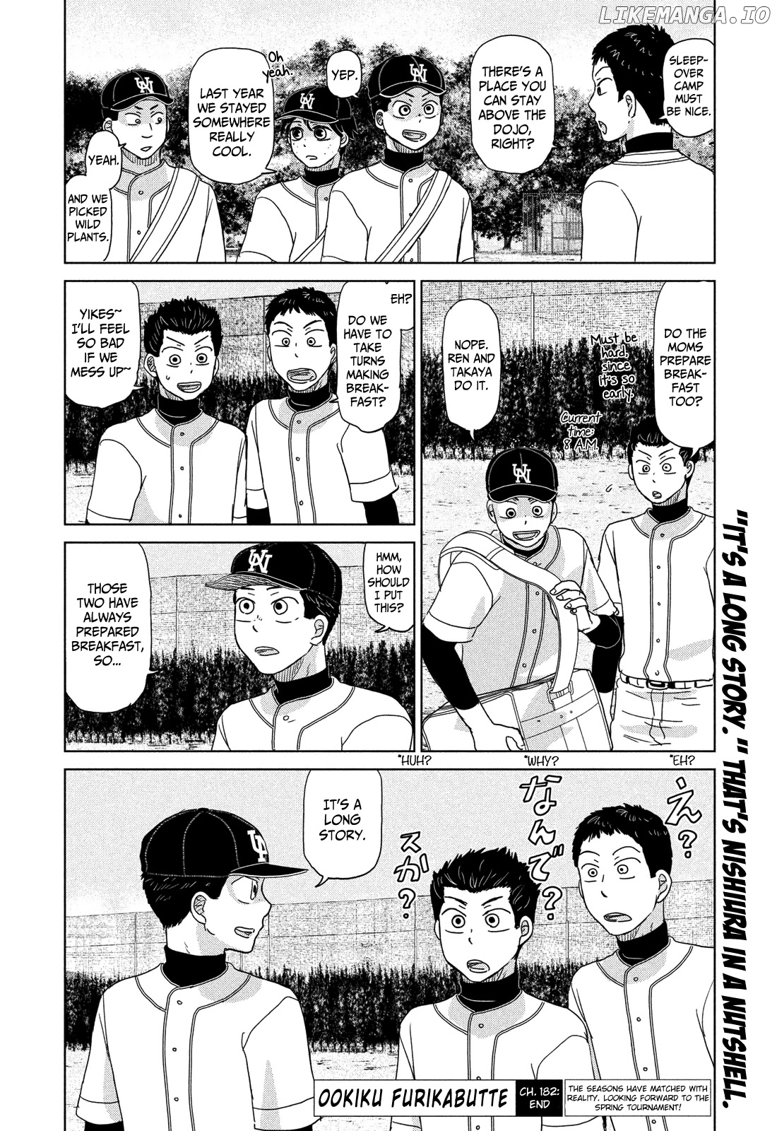 Ookiku Furikabutte Chapter 182 - page 16