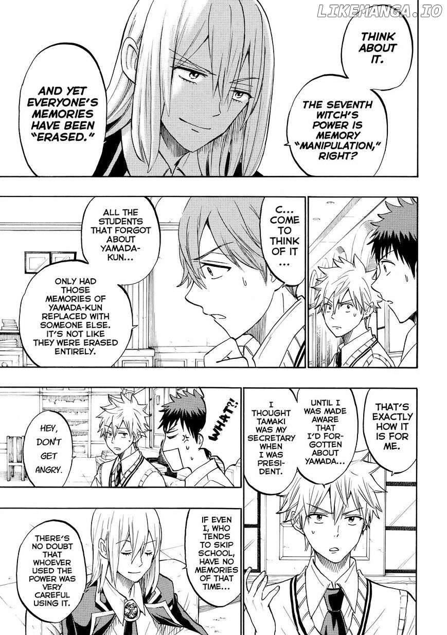 Yamada-kun to 7-nin no Majo Chapter 206 - page 9