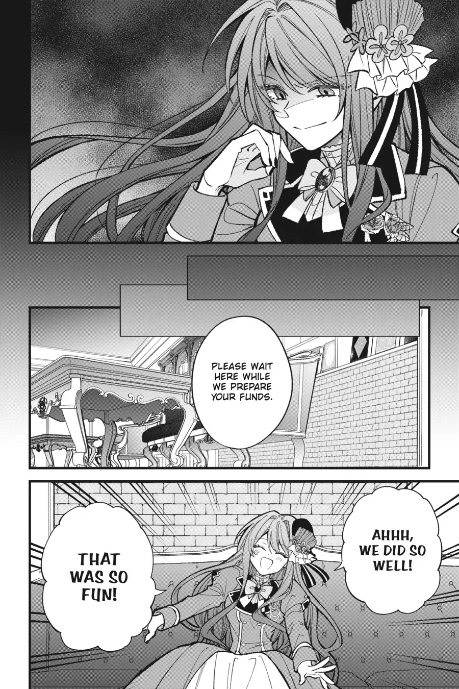 Akuyaku Reijou wa Kyou mo Karei ni Anyaku suru Tsuihougo mo oshi no Tame ni Akutou to Shite Shien Shimasu! Chapter 3 - page 36