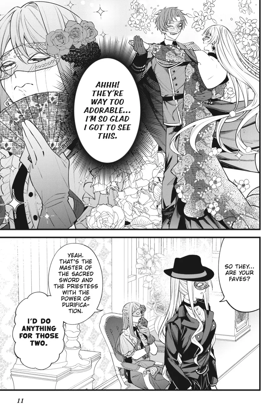 Akuyaku Reijou wa Kyou mo Karei ni Anyaku suru Tsuihougo mo oshi no Tame ni Akutou to Shite Shien Shimasu! Chapter 7 - page 12