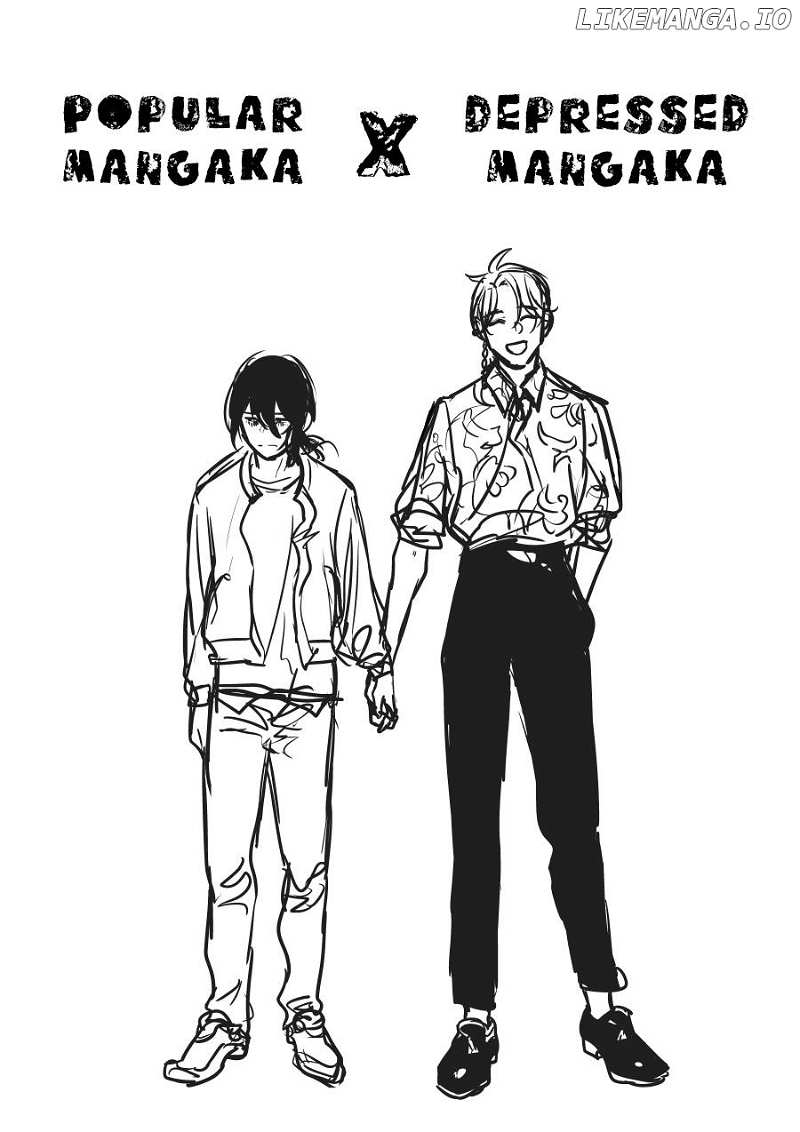 Urekko Mangaka X Utsubyou Mangaka chapter 1 - page 1