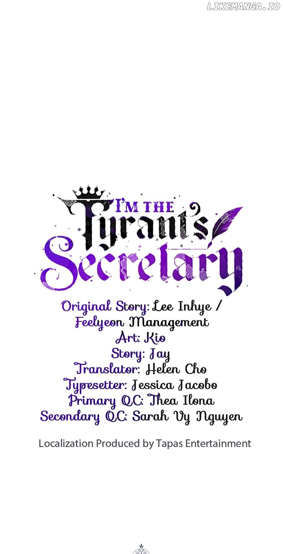 I'm the Tyrant's Secretary Chapter 110 - page 1