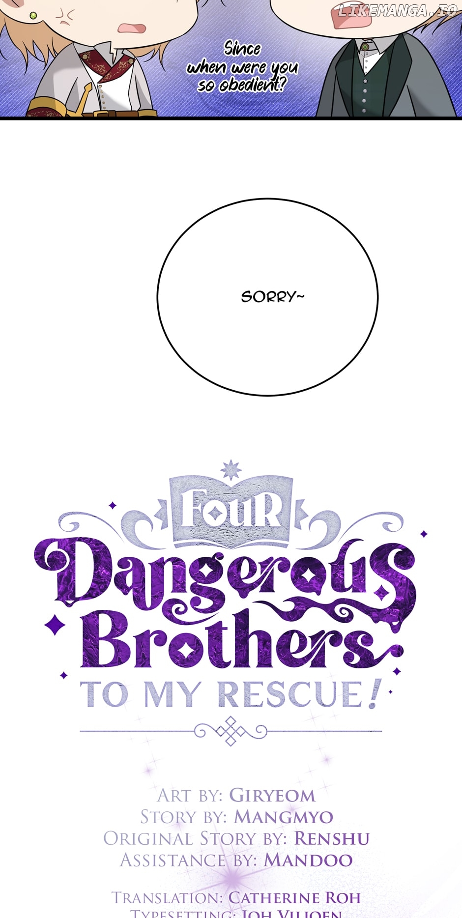 Four Dangerous Brothers to My Rescue! Chapter 89 - page 46