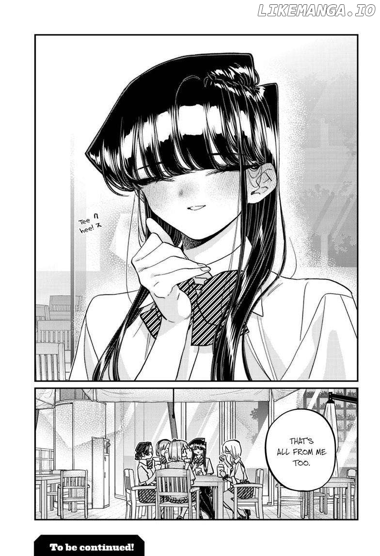 Komi-san wa Komyushou Desu Chapter 444 - page 14