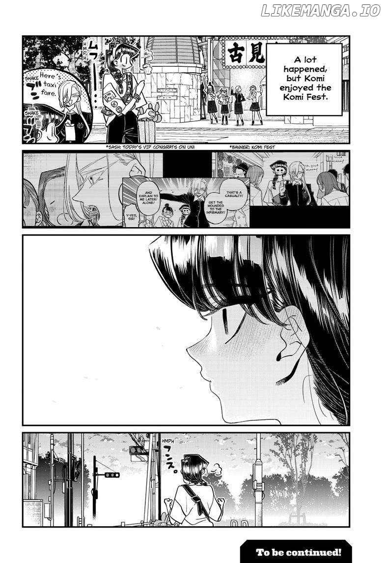 Komi-san wa Komyushou Desu Chapter 446 - page 12