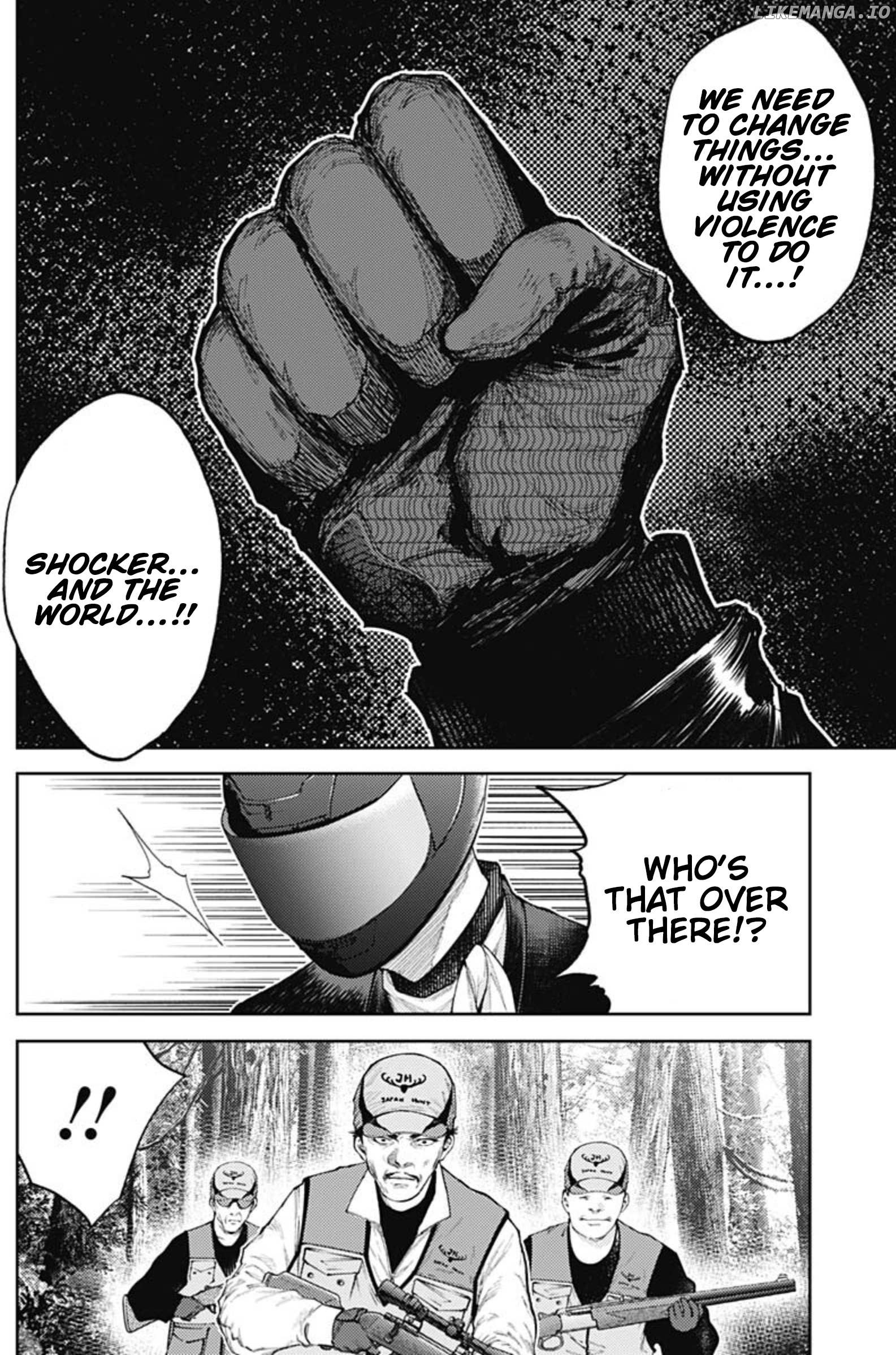 There is no true peace in this world -Shin Kamen Rider SHOCKER SIDE- Chapter 39 - page 4