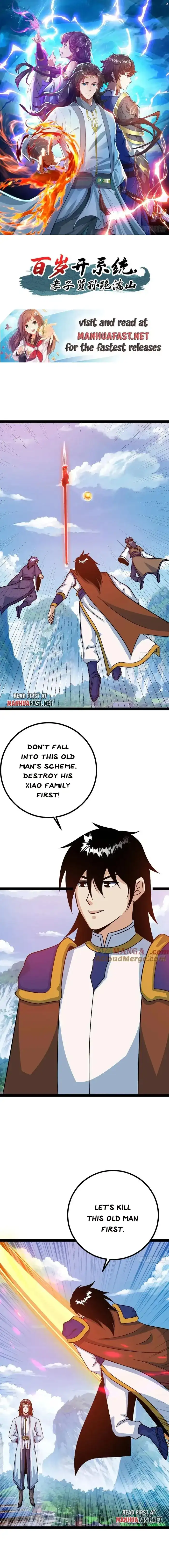 When The System Opens After The Age Of 100 , All Grandchildren Kneel Upon The Mountains! Chapter 54 - page 1