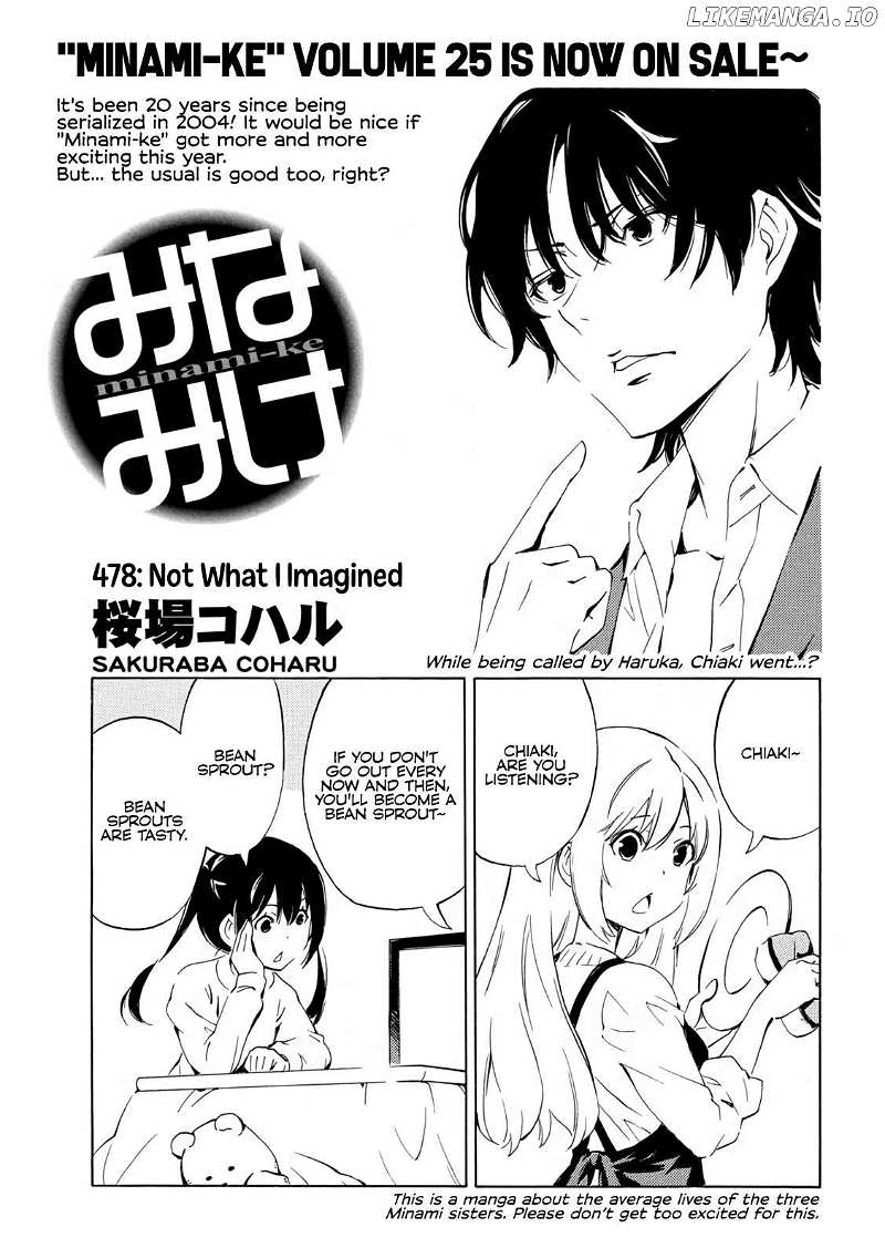 Minami-Ke Chapter 478 - page 1