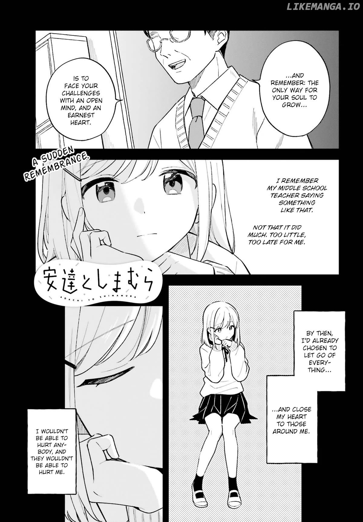 Adachi To Shimamura (Moke Yuzuhara) Chapter 35 - page 1