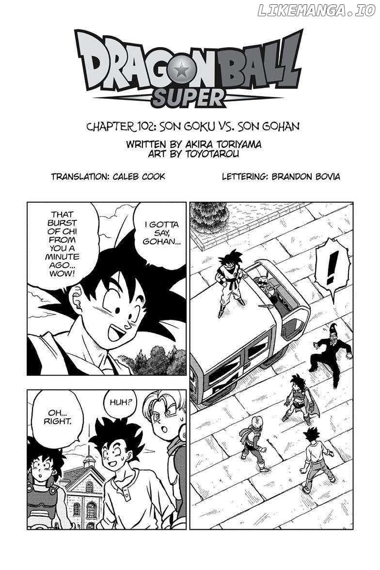 Dragon Ball Super Chapter 102 - page 1