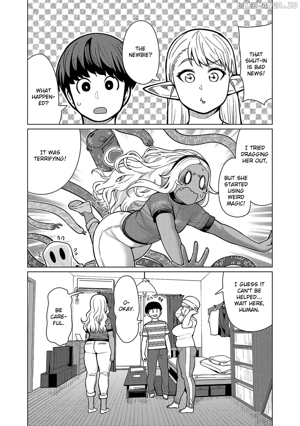 Shin Elf-san wa Yaserarenai. Chapter 14 - page 13