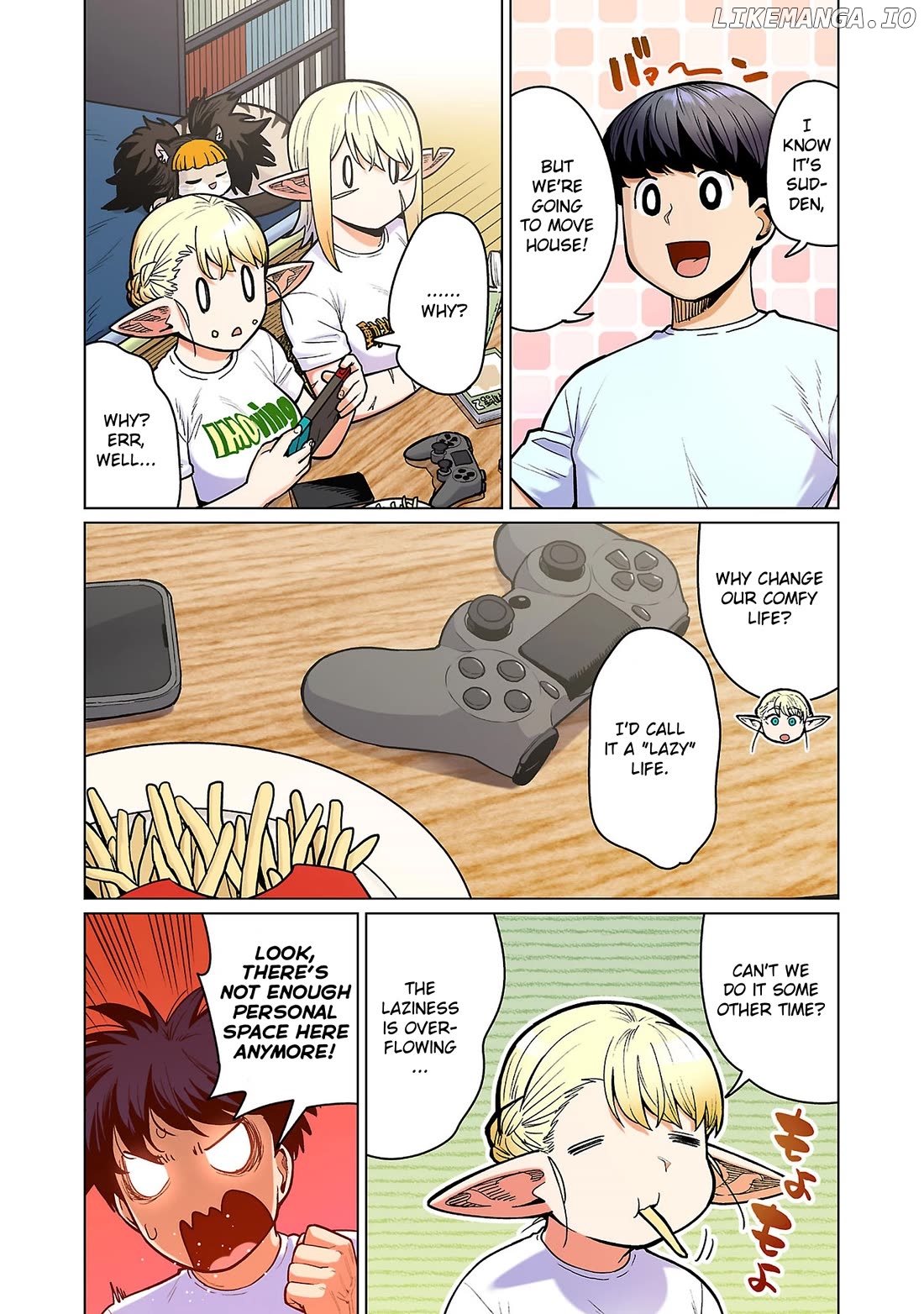 Shin Elf-san wa Yaserarenai. Chapter 15 - page 18