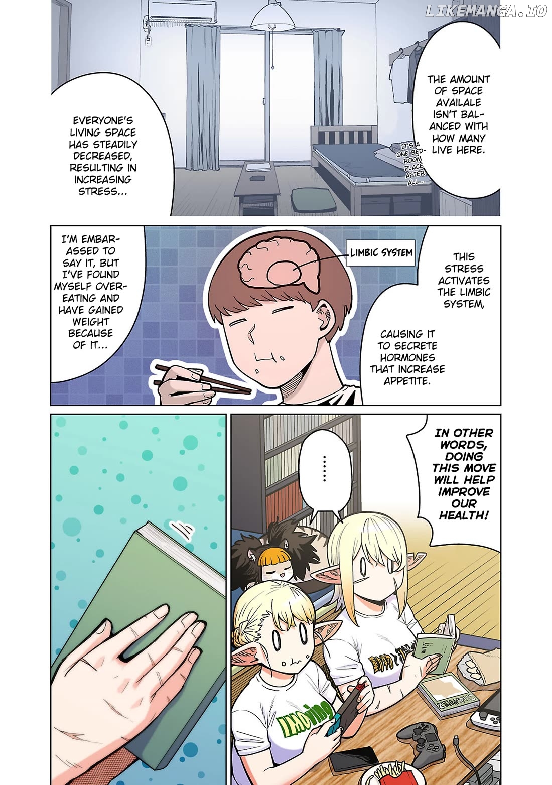 Shin Elf-san wa Yaserarenai. Chapter 15 - page 19