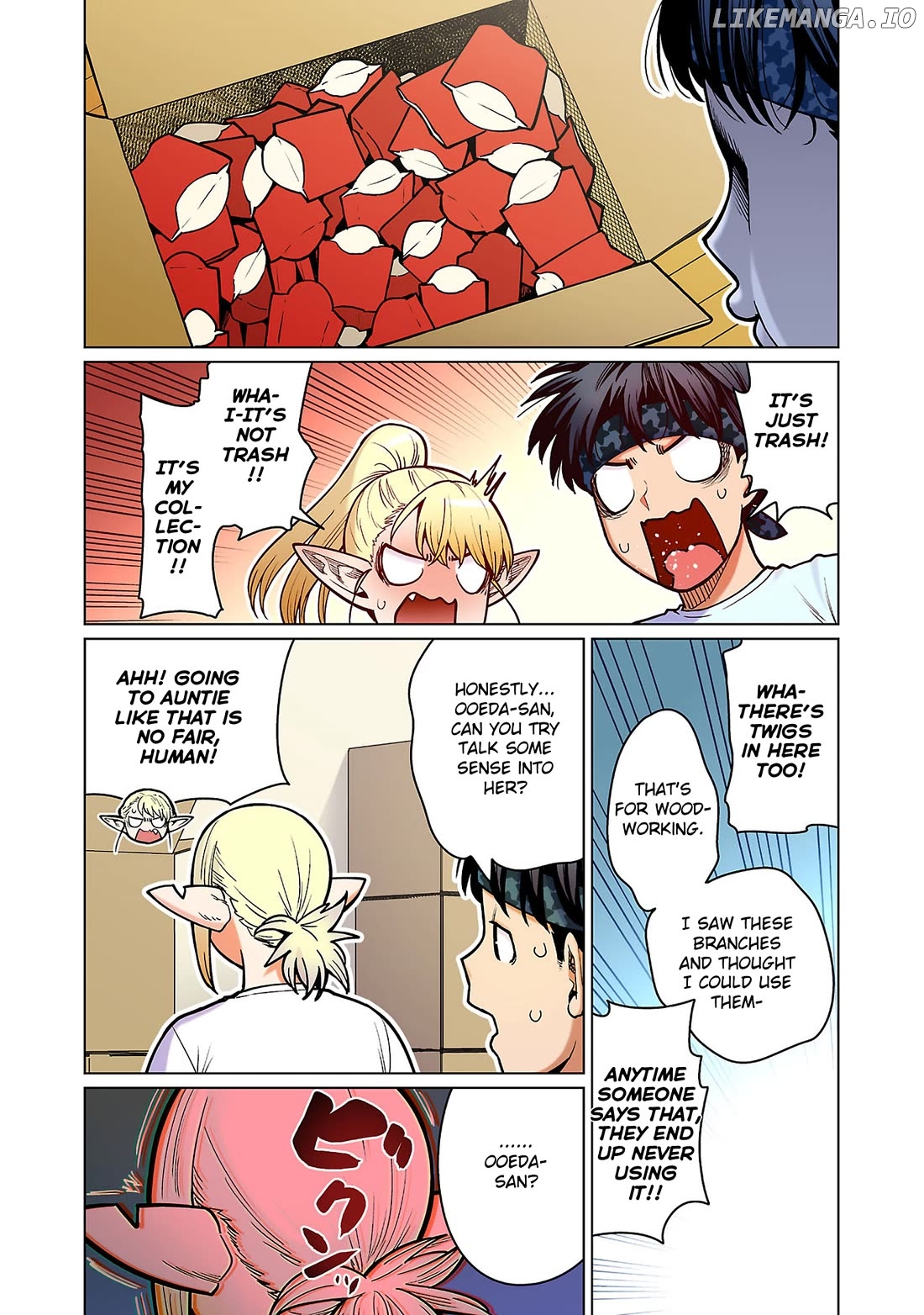 Shin Elf-san wa Yaserarenai. Chapter 15 - page 22