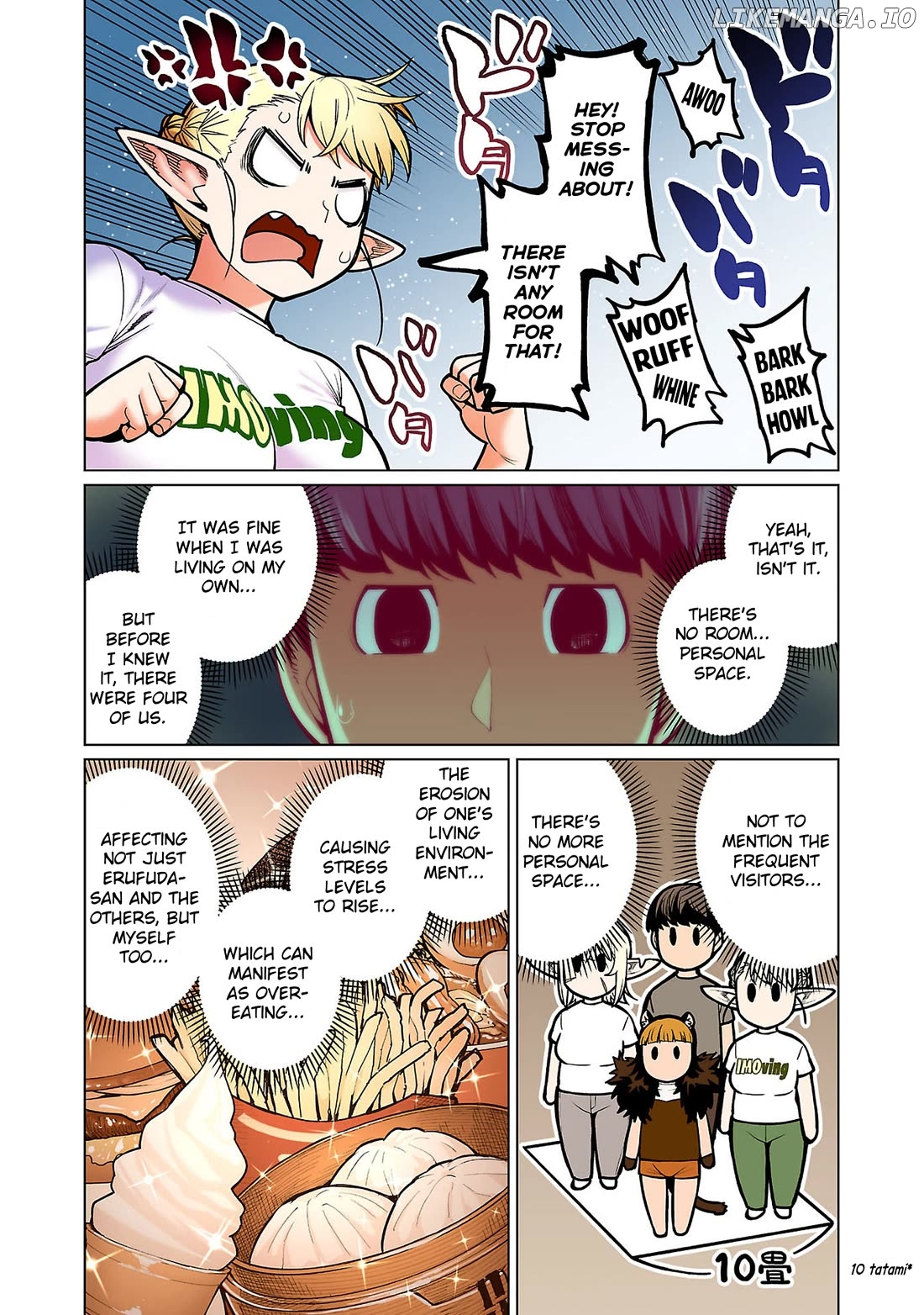 Shin Elf-san wa Yaserarenai. Chapter 15 - page 8