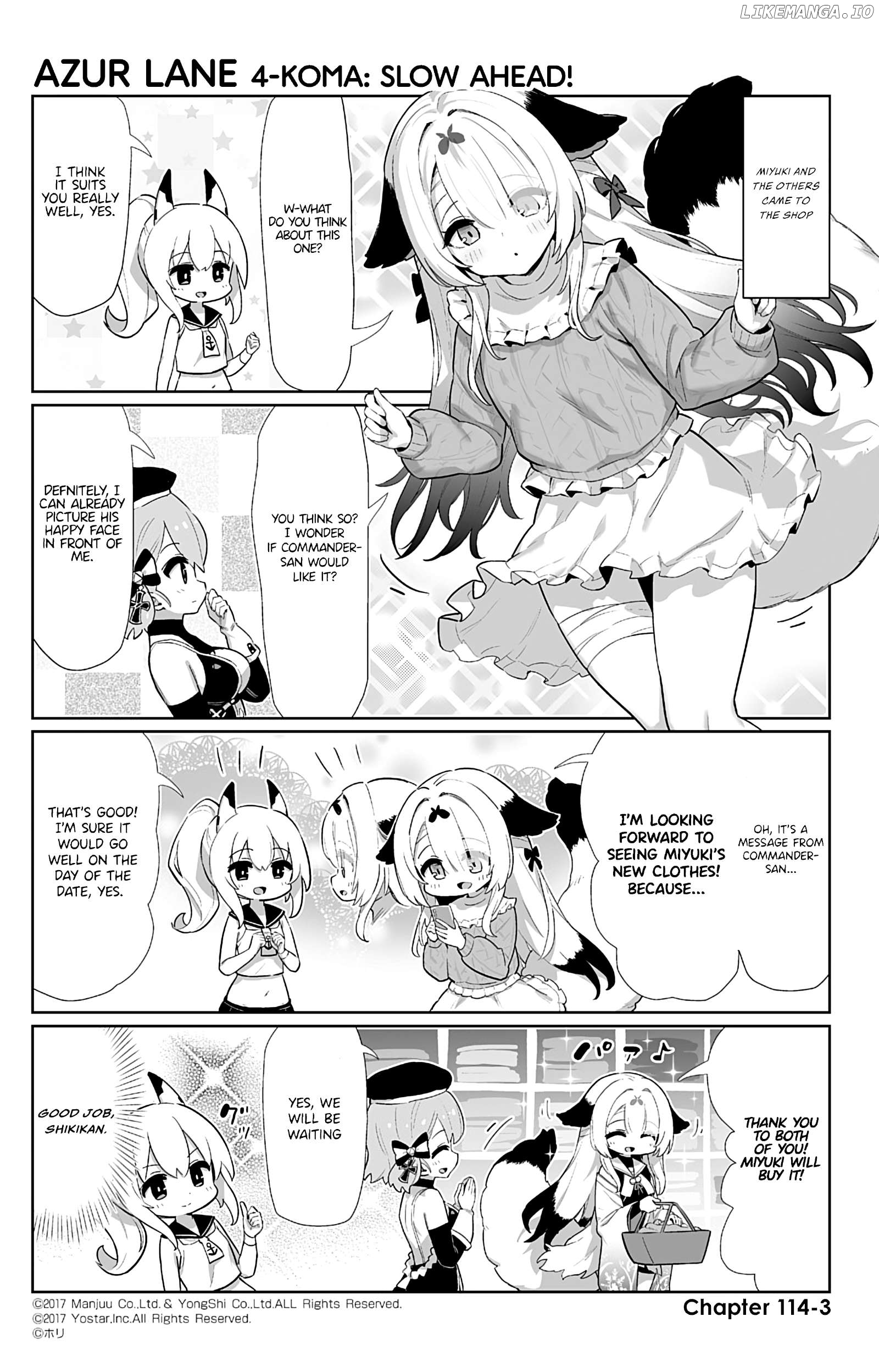 Azur Lane 4-Koma: Slow Ahead Chapter 114 - page 3