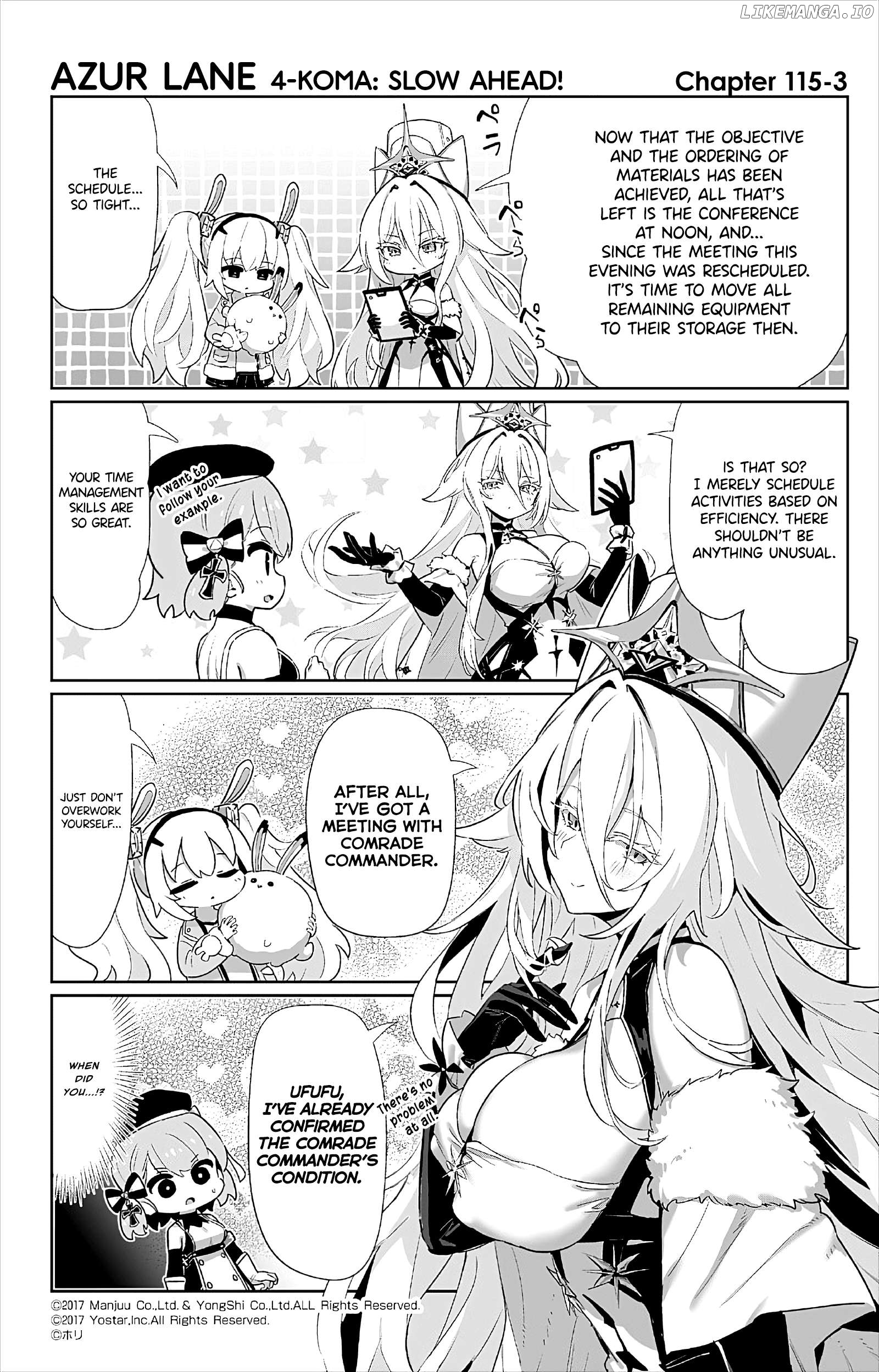 Azur Lane 4-Koma: Slow Ahead Chapter 115 - page 3