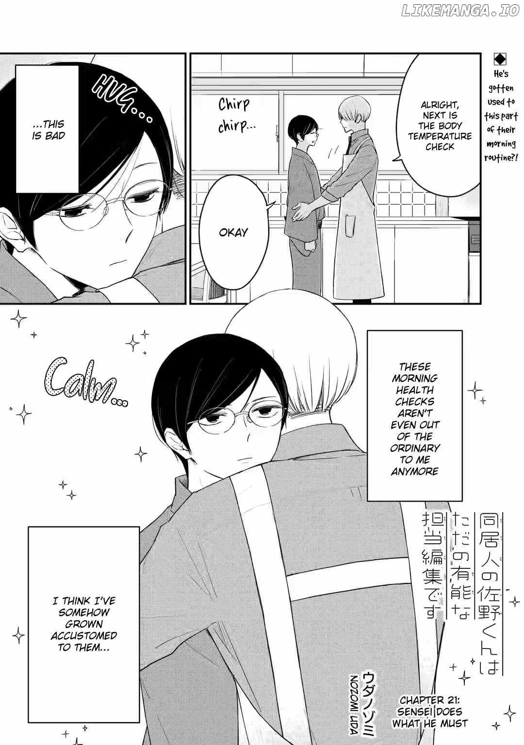 My Housemate Sano-kun Is Just My Editor Chapter 21.1 - page 1