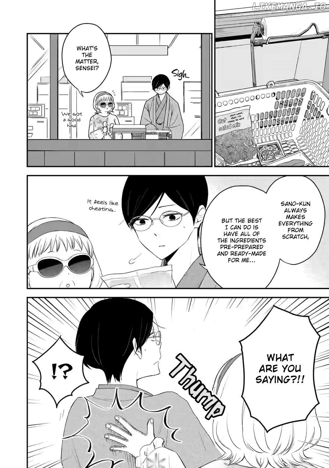 My Housemate Sano-kun Is Just My Editor Chapter 21.1 - page 18