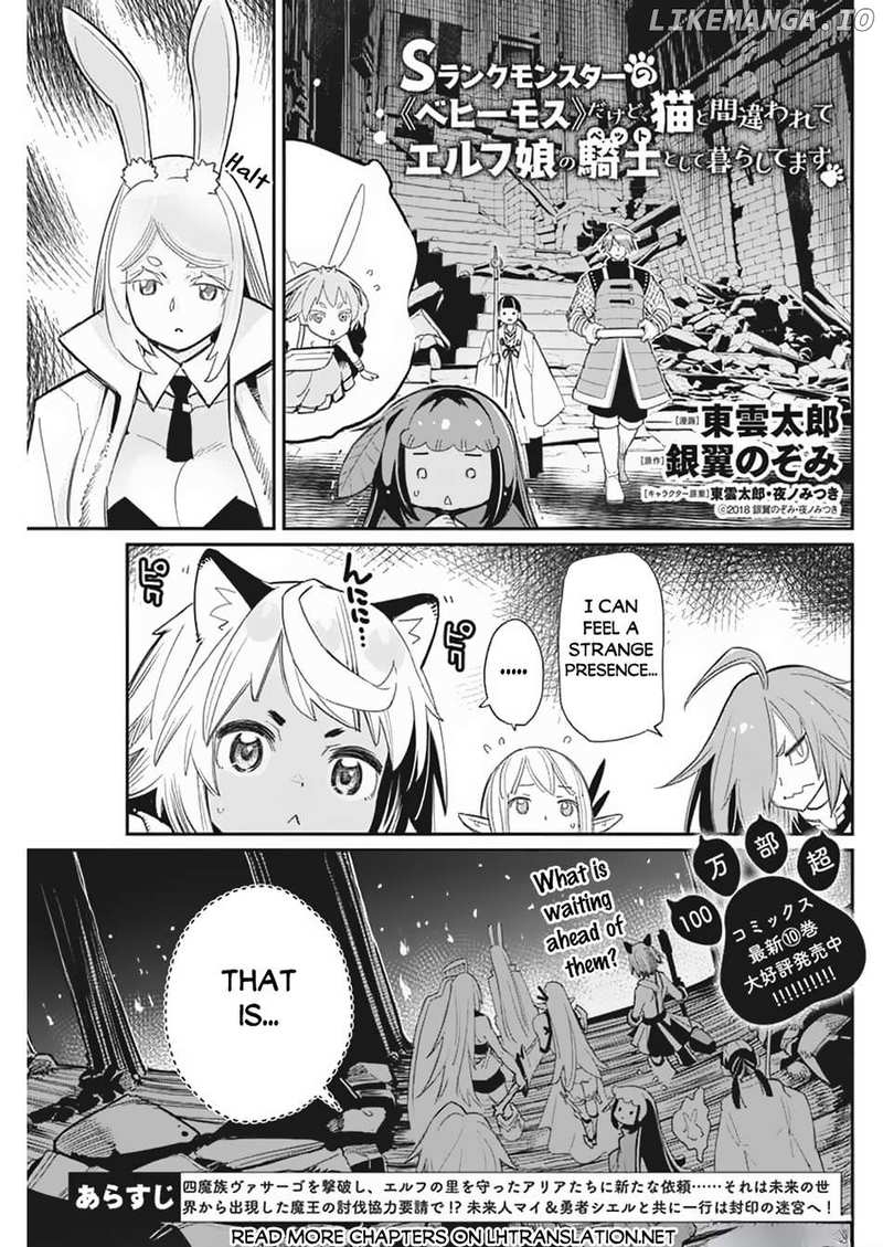 I Am Behemoth Of The S Rank Monster But I Am Mistaken As A Cat And I Live As A Pet Of Elf Girl Chapter 65 - page 2