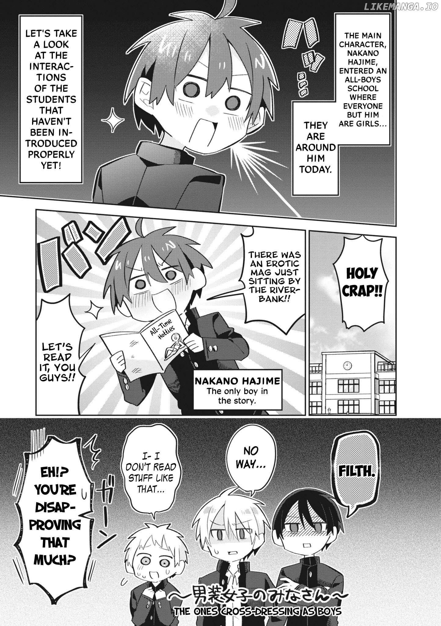 Puberty, an All Boys School!? and Nakano-kun Chapter 8 - page 8