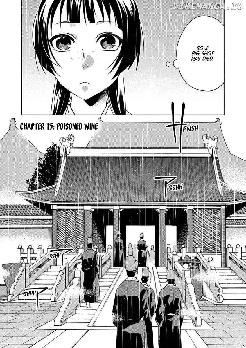 Kusuriya no Hitorigoto - Maomao no Koukyuu Nazotoki Techou Chapter 15 - page 1