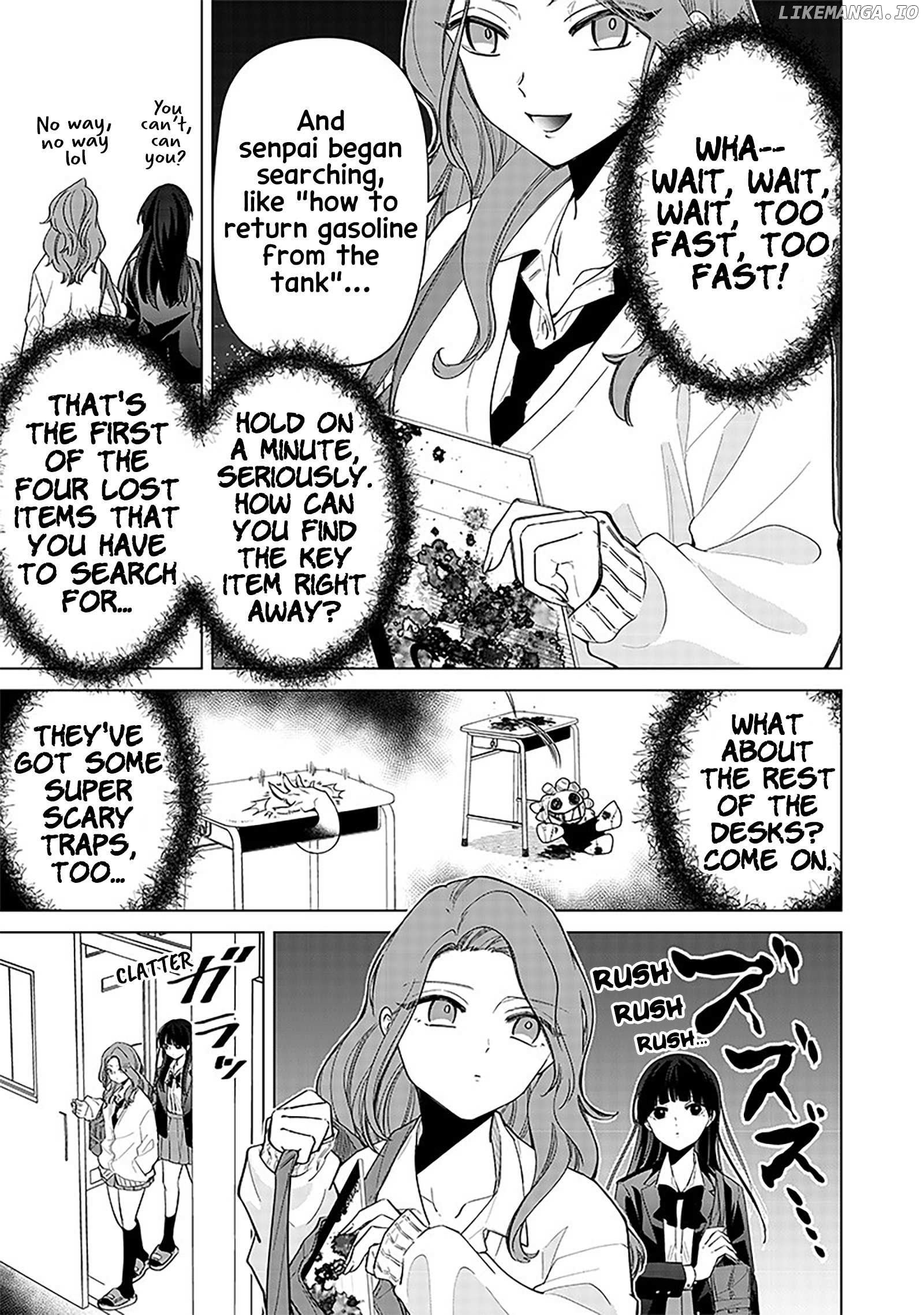 The Gals Who is Always Saying Insane Things. -My Daily Life at a Private Paranormal High School- Chapter 6 - page 8