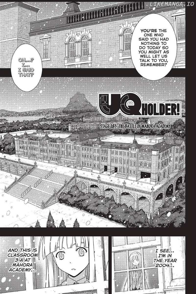 UQ Holder! chapter 183 - page 3