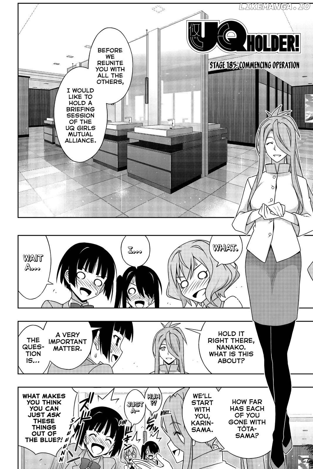 UQ Holder! chapter 185 - page 3