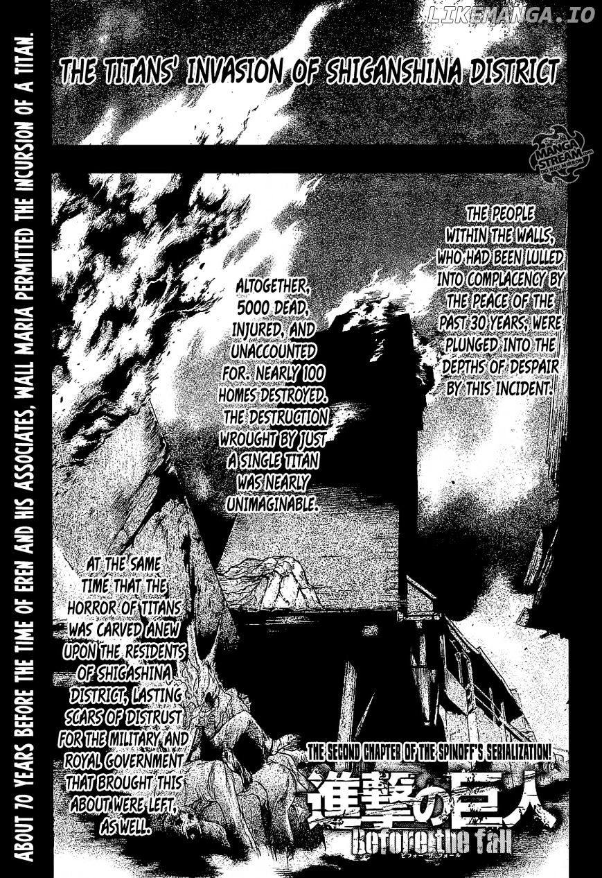Shingeki no Kyojin - Before the Fall chapter 2 - page 1