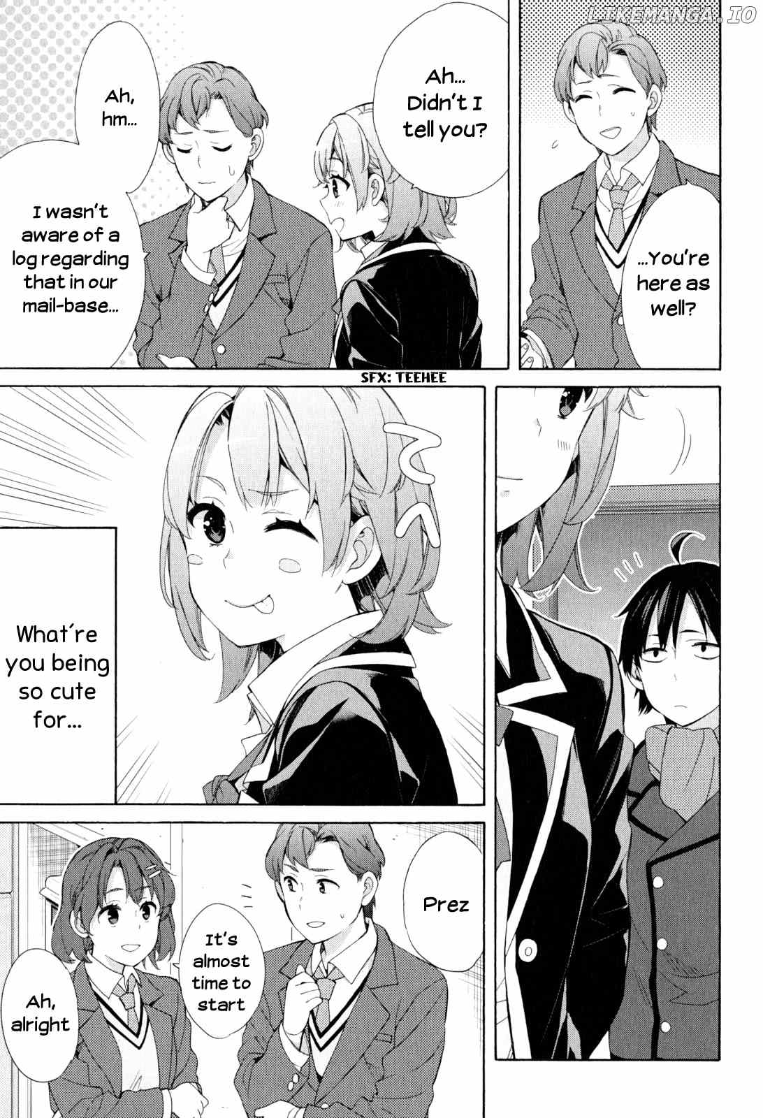 Yahari Ore no Seishun Rabukome wa Machigatte Iru. - Mougenroku chapter 53 - page 19