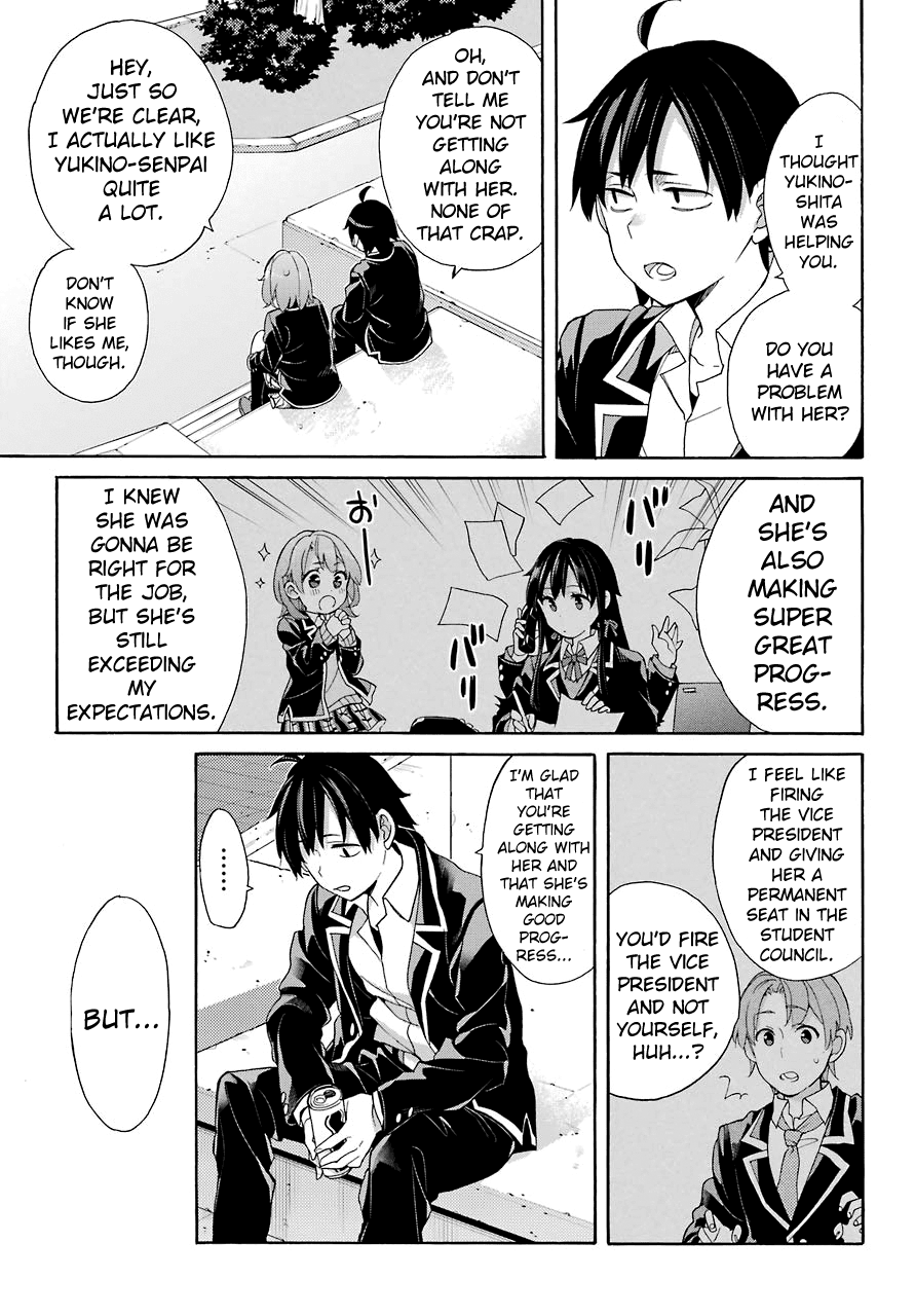 Yahari Ore no Seishun Rabukome wa Machigatte Iru. - Mougenroku chapter 68 - page 11