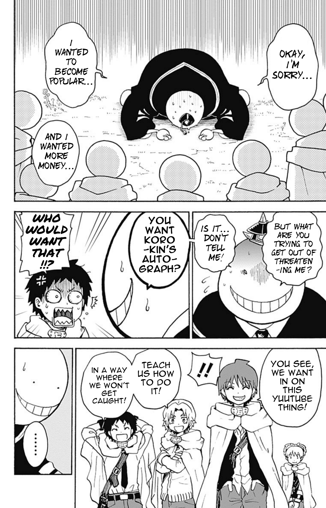 Ansatsu Kyoushitsu Spin-Off Koro-Sense Q! chapter 21 - page 10