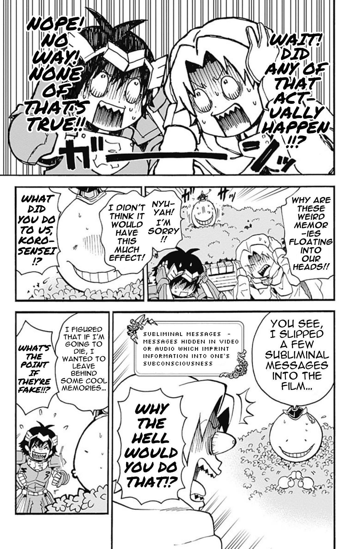 Ansatsu Kyoushitsu Spin-Off Koro-Sense Q! chapter 23 - page 28