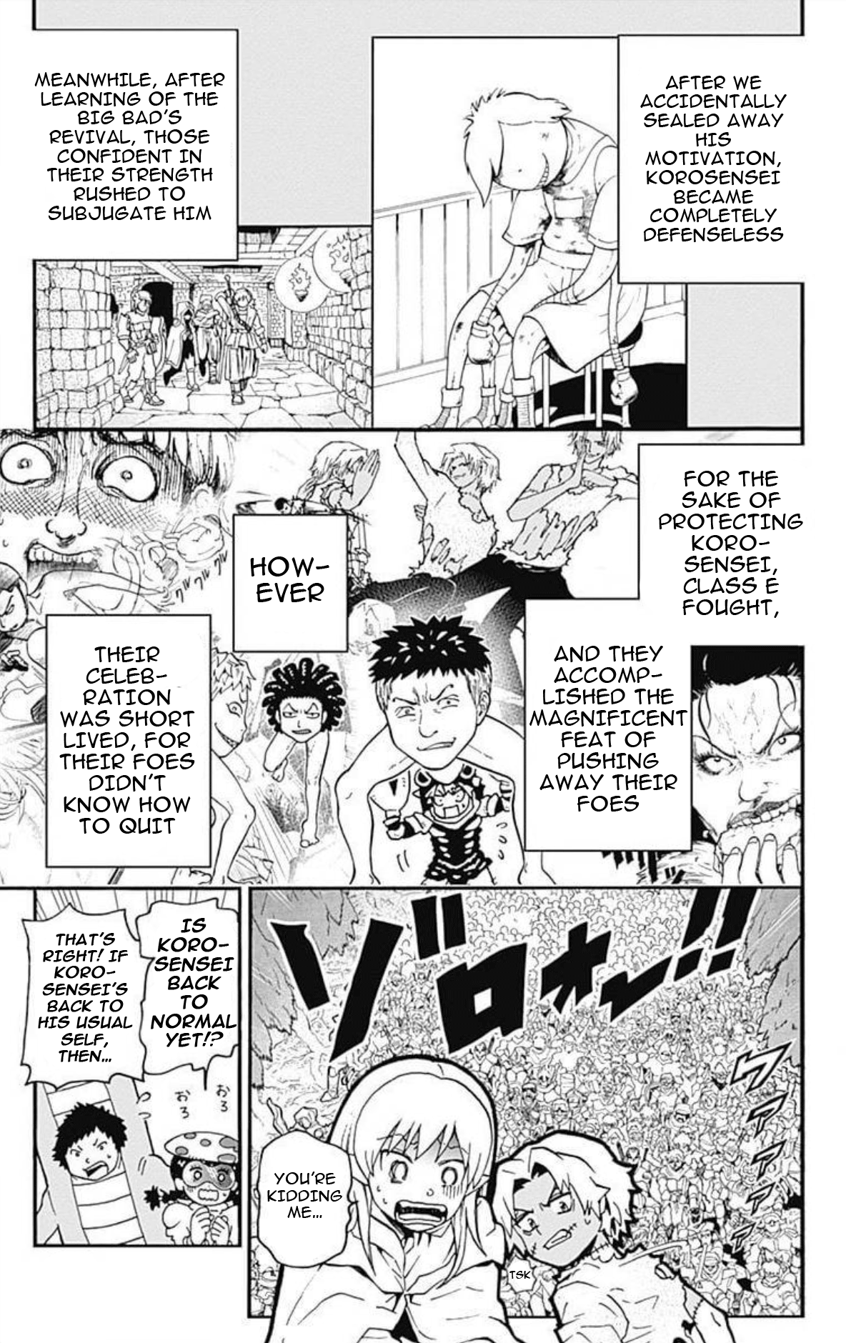 Ansatsu Kyoushitsu Spin-Off Koro-Sense Q! chapter 27 - page 2