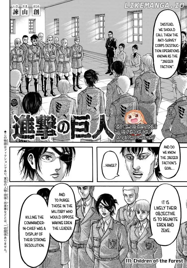 Attack on Titan Chapter 111 - page 3