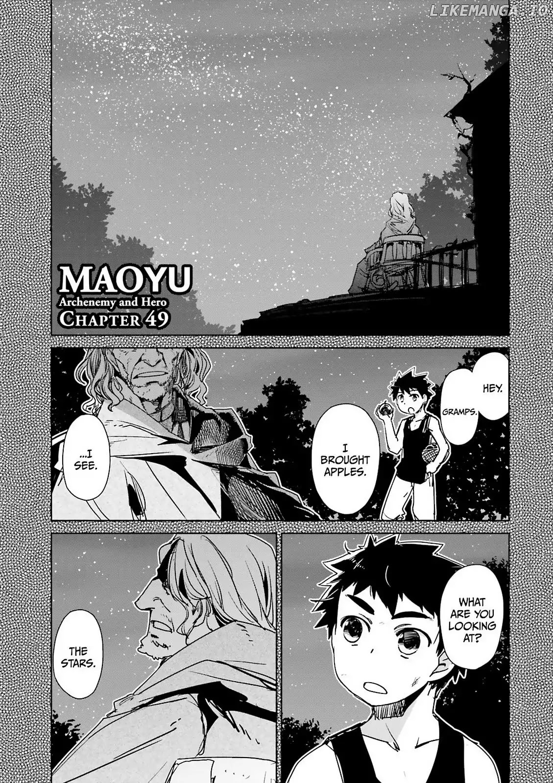 Maoyuu Maou Yuusha - "Kono Watashi no Mono Tonare, Yuusha yo" "Kotowaru!" chapter 49 - page 1