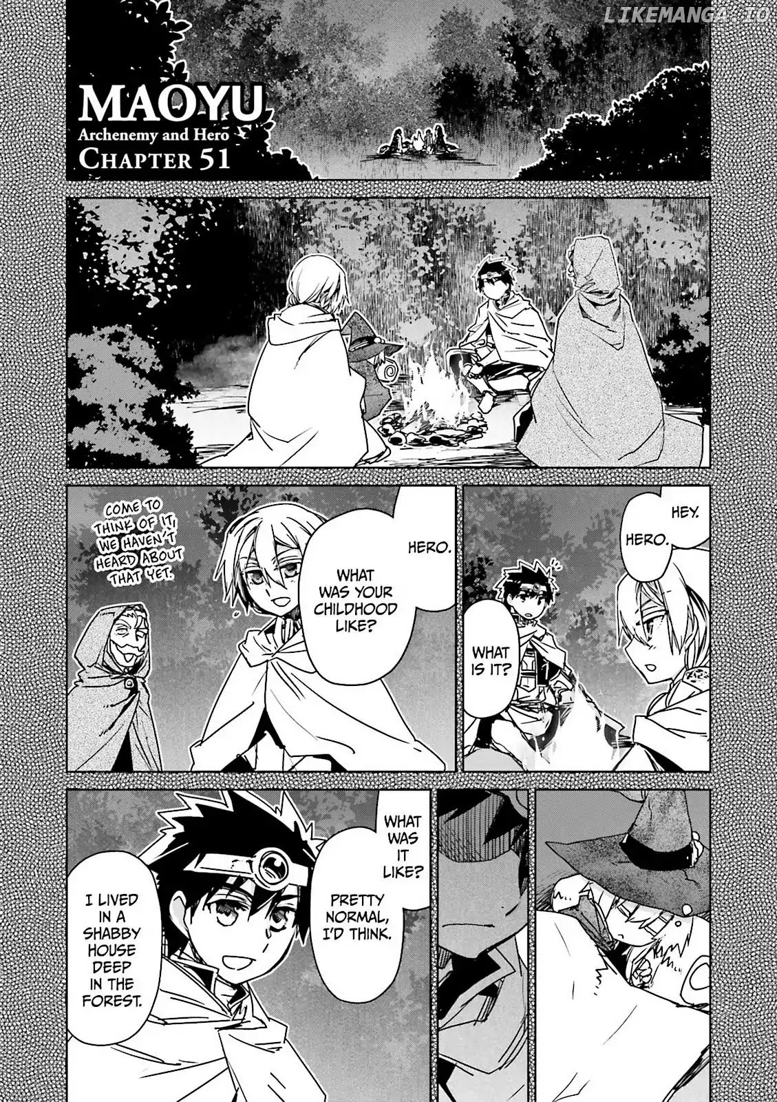 Maoyuu Maou Yuusha - "Kono Watashi no Mono Tonare, Yuusha yo" "Kotowaru!" chapter 51 - page 1