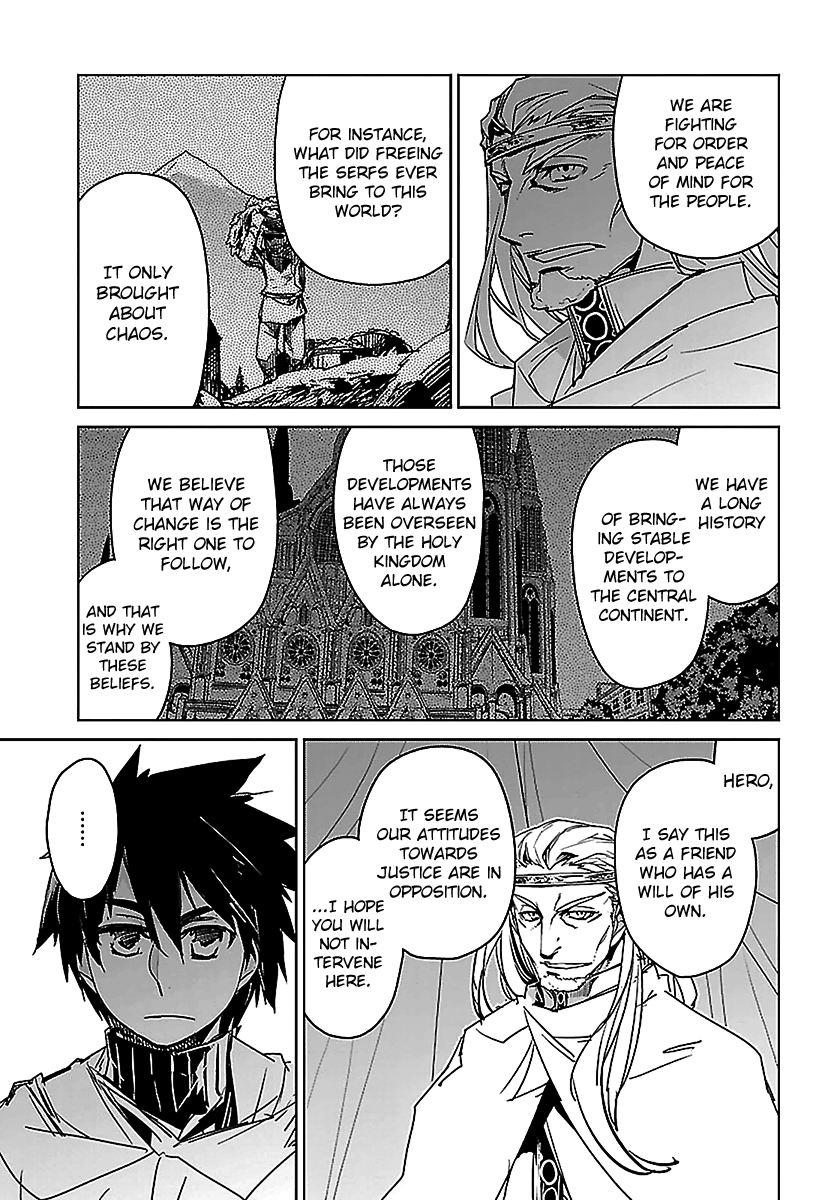 Maoyuu Maou Yuusha - "Kono Watashi no Mono Tonare, Yuusha yo" "Kotowaru!" chapter 47 - page 37