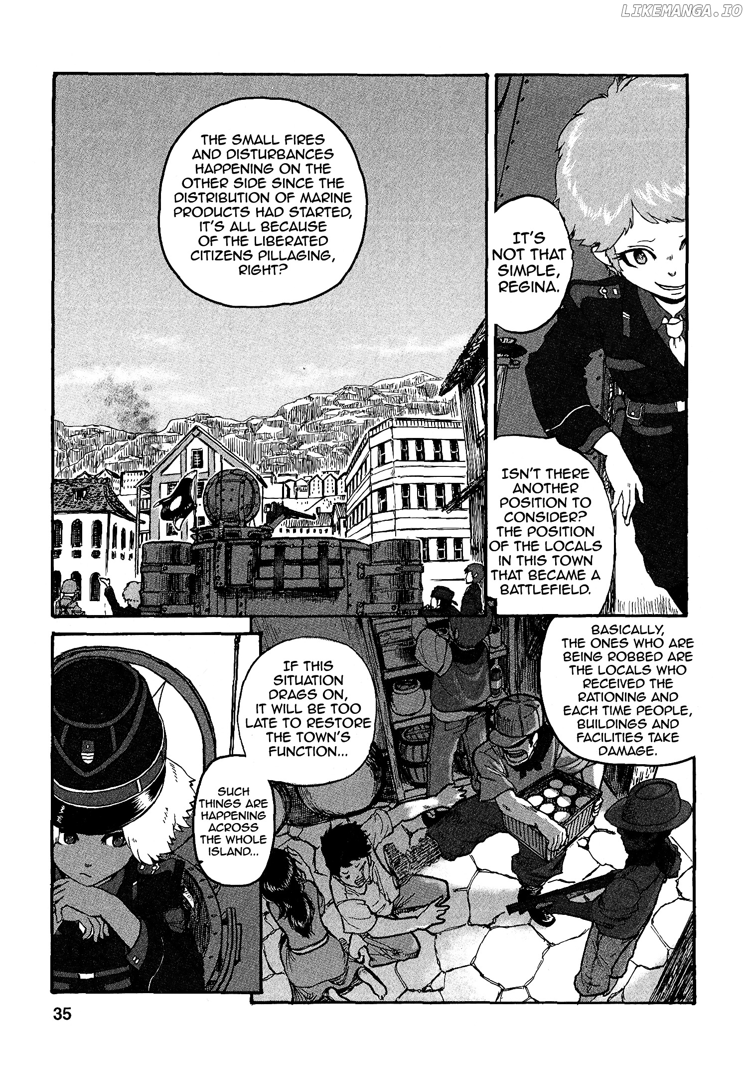 Groundless - Sekigan no Sogekihei chapter 14 - page 36