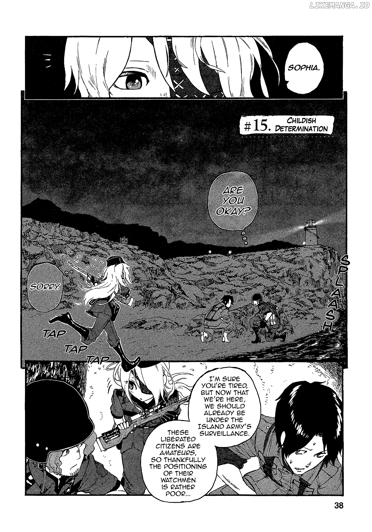 Groundless - Sekigan no Sogekihei chapter 15 - page 2