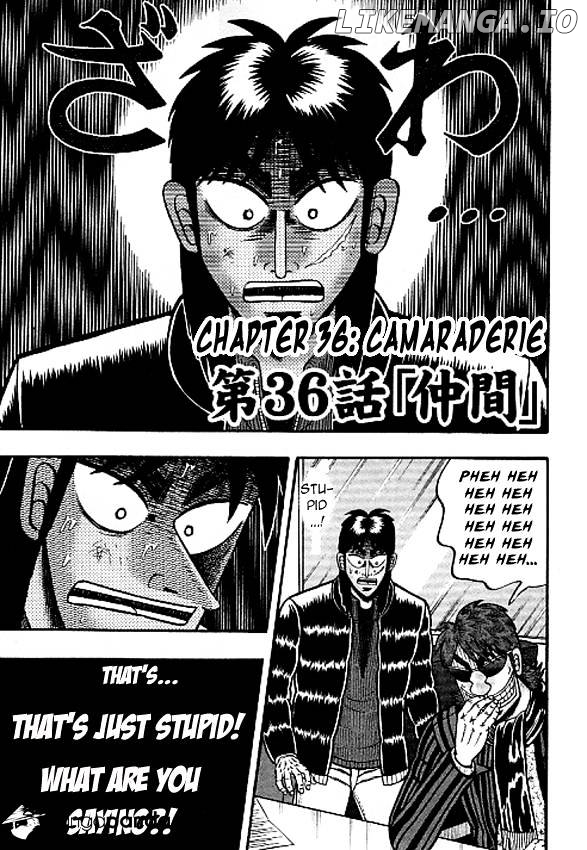 Tobaku Datenroku Kaiji: Kazuyahen chapter 36 - page 1