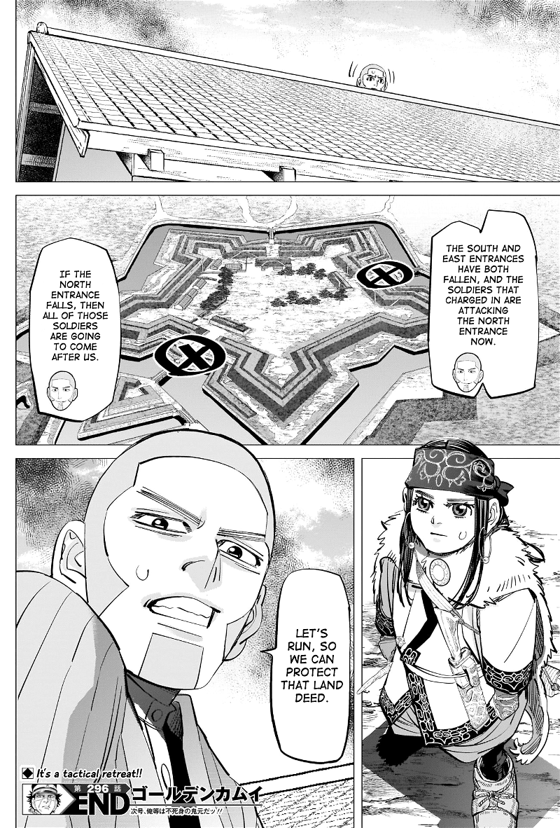 Golden Kamui chapter 296 - page 18
