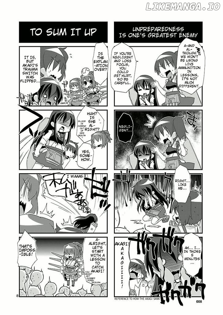 Kantai Collection - Kankore - 4-koma Comic - Fubuki, Ganbarimasu! chapter 1 - page 8