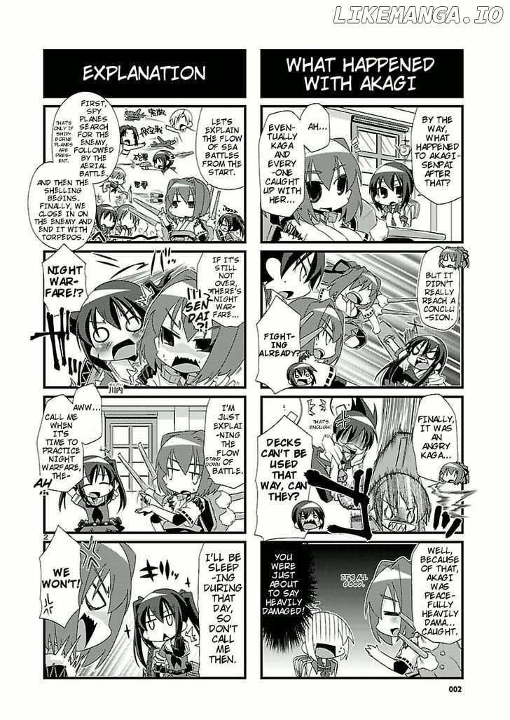 Kantai Collection - Kankore - 4-koma Comic - Fubuki, Ganbarimasu! chapter 2 - page 2