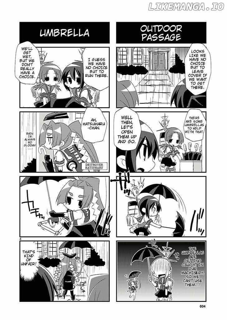 Kantai Collection - Kankore - 4-koma Comic - Fubuki, Ganbarimasu! chapter 3 - page 4