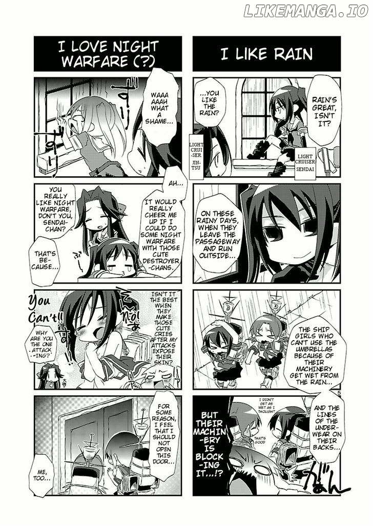 Kantai Collection - Kankore - 4-koma Comic - Fubuki, Ganbarimasu! chapter 3 - page 5